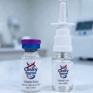 5mg Selank peptide vial with nasal spray